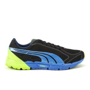 Puma Men's Faas 500 Running Shoes - Black/Yellow/Blue
