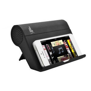 Magnetic Induction Speaker and Stand - Black