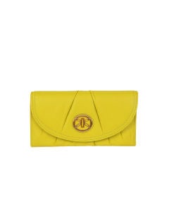 Ri2k Jamie Butterfly Plate Leather Large Flap Over Purse