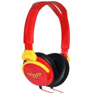 iHip DC Comics Wonder Woman Folding Headphones