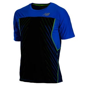 New Balance Men's NBX Excel Race Day T-Shirt - Laser Blue/Black