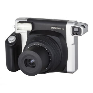 Fujifilm Instax 300 Wide Instant Camera with 10 Shorts of Film - Black/Silver