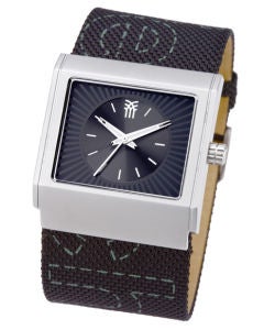 Fenchurch Canvas Logo Strap Watch