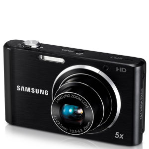 Samsung ST77 Compact Digital Camera (16MP, 5x Optical, 2.7Inch LCD) - Black