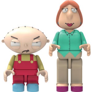 K'NEX Family Guy: Stewie and Lois Buildable Figures (44042)