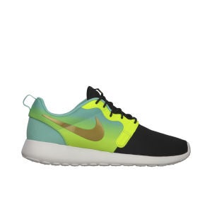 Nike Women's Roshe Run Hyperfuse Running Shoes - Hyper Green/Black
