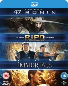 47 Ronin 3D / RIPD 3D / Immortals 3D
