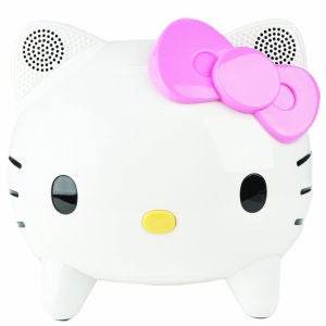 Hello Kitty Touch Sensitive iPod Dock and Speaker - White/Pink
