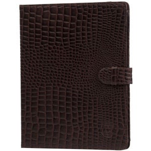 dbramante1928 Leather iPad Folio Case (iPad 2, 3, 4, Air, and Air 2) - Crocodile Brown