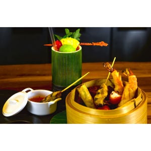 3 Course Dinner and Wine for Two at Hilton Park Lane Trader Vic's