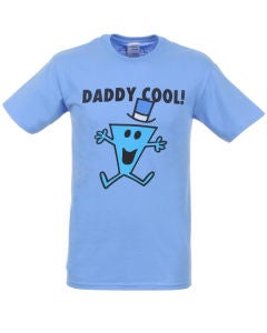 Men's Mr Men Daddy Cool T - Shirt - Blue 