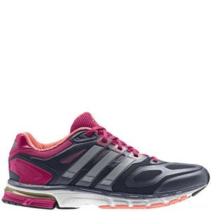 adidas Women's Supernova Sequence 6 Running Shoe - Urban Sky/Metalic Silver/Blast Pink