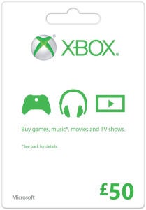 Xbox Gift Card - £50