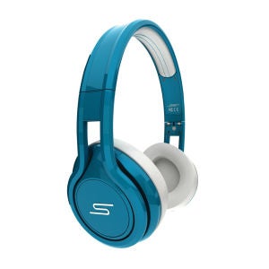  SMS Audio by 50 Cent Street Wired Headphones Includes Passive Noise Cancellation - Teal 