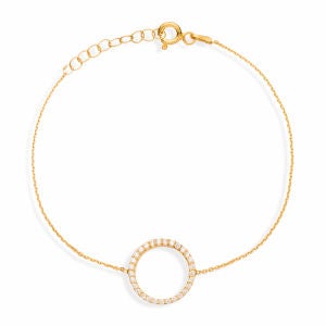 Ingenious Jewellery Circle of Life Bracelet - Gold