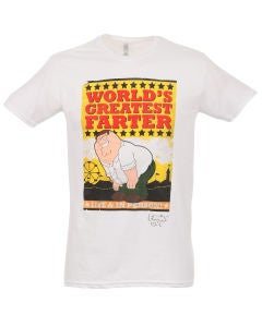 Men's Family Guy Greatest Farter - White 