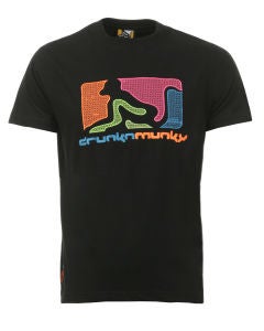 Drunknmunky Men's Embroidered OG T-Shirt - Black
