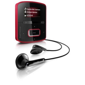 Philips GoGEAR Raga MP3 Player - Red