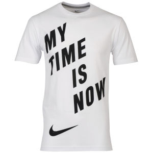 Nike Men's My Time Is Now T-Shirt - White/Black