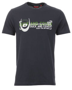 Duck And Cover Men's Galleon Logo T-Shirt - Mechanic