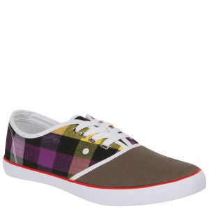 Boxfresh Men's Bobon Pumps - Red Check/Grey
