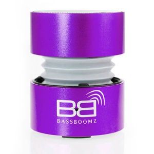 BassBoomz High Performance Portable Bluetooth Speaker - Purple