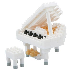 Nanoblock Grand Piano White
