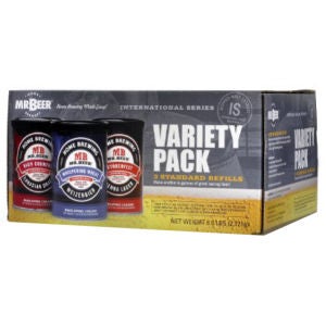 Mr Beer International Variety Homebrew Refills - 3 pack