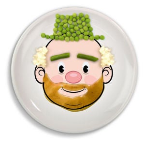 Food Face Plate