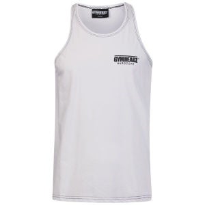 Gymheadz Men's Hardcore Bodybuilding Vest White