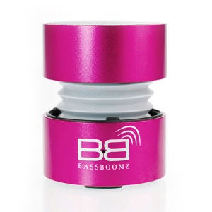 BassBoomz High Performance Portable Bluetooth Speaker - Pink