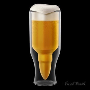 Bullet Beer Glass Gift Tube
