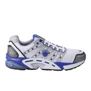 K-Swiss Men's Konesic Running Shoe - White/Olympian Blue/Charcoal