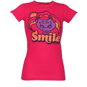 Junk Food Women's LM Smile T - Shirt - Pink