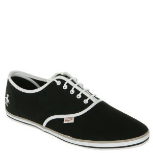 Original Penguin Men's Sam Canvas Trainers - Black