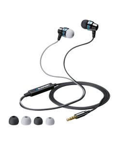 Blaupunkt Pure 111 Talk Earphones - Black