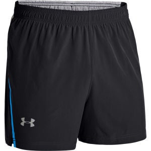 Under Armour Men's Max Vent Run Shorts - Black/Electric Blue/Reflective