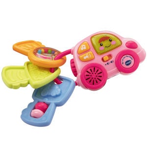 Vtech My 1st Car Key Rattle - Pink