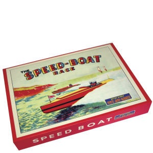 Speed Boat Race - Retro Board Game