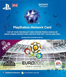 Playstation Network Card: UEFA Euro 2012