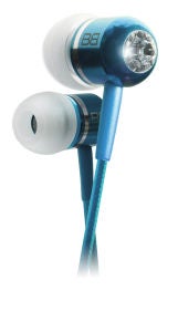 BassBuds Classics Collection Earphones with Swarovski Element - Light Blue