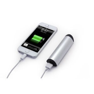 Pocket Power Bank 2600 mAh - Black/Silver/Purple