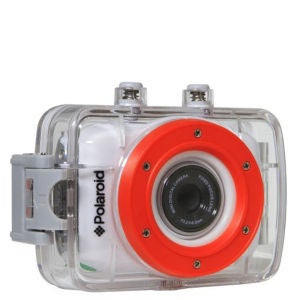Polaroid XS7 HD Action Camera with Touchscreen, Mounting Kit, and 8GB Transcend Micro SDHC Card and Adaptor