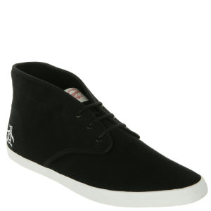 Original Penguin Men's Lance Canvas Trainers - Black