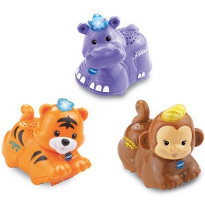Vtech Toot-Toot Animals - 3 Pack (Tiger, Hippo, Monkey)
