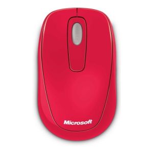 Microsoft 1000 Optical Wireless Mouse - Red