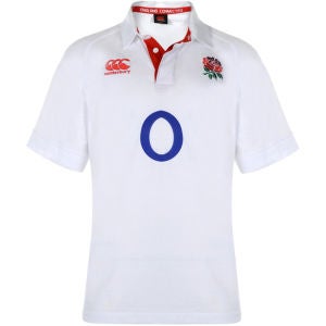 Canterbury Men's England Home Rugby Classic T-Shirt - White