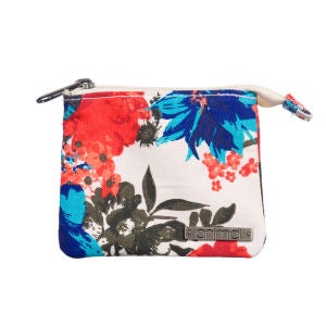 Animal Budva Canvas Wallet - Cream/Multi Floral Print