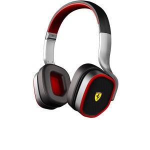 Ferrari Scuderia R200 Headphones Including Mic and In-line Remote - Black