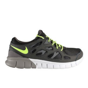 Nike Men's Free Run 2 Running Shoes - Grey/Volt/Black
